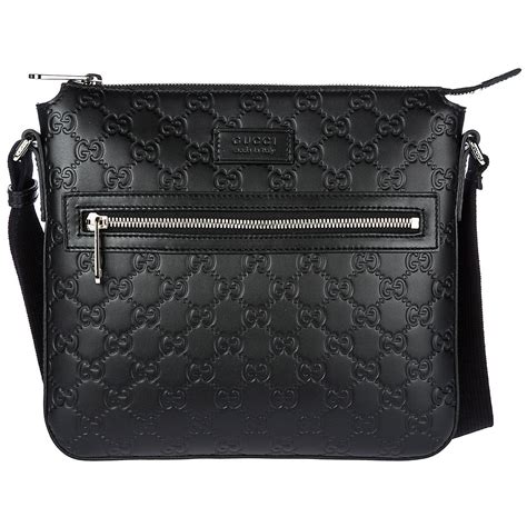 gucci embossed bag black|Gucci embossed crossbody bag.